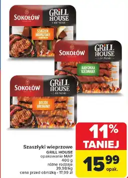 Carrefour Szaszłyki wieprzowe GRILL HOUSE oferta