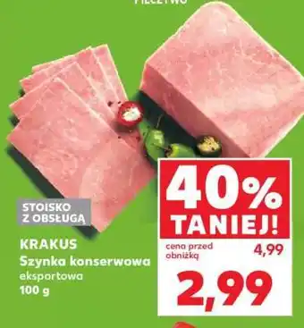 Kaufland KRAKUS Szynka konserwowa eksportowa 100 g oferta