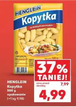 Kaufland HENGLEIN Kopytka 500 g opakowanie oferta