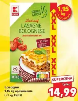 Kaufland Lasagne oferta