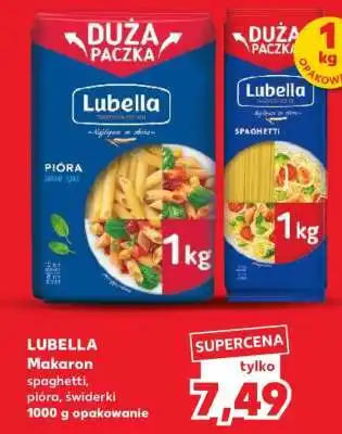 Kaufland LUBELLA Makaron spaghetti, pióra, świderki 1000 g opakowanie oferta