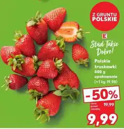 Kaufland Polskie truskawki 500 g opakowanie oferta