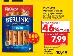 Kaufland MORLINY Parówki Berlinki 500 g opakowanie oferta