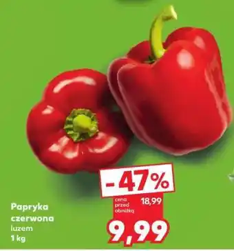 Kaufland Papryka czerwona luzem 1 kg oferta