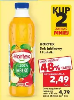 Kaufland HORTEX Sok jabłkowy 1l butelka oferta