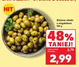 Kaufland Zielone oliwki z migdałami 100 g oferta