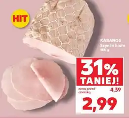 Kaufland KABANOS Szynka biała 100 g oferta