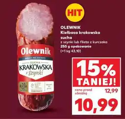 Kaufland OLEWNIK Kiełbasa krakowska sucha oferta