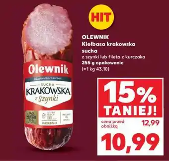Kaufland OLEWNIK Kiełbasa krakowska sucha oferta