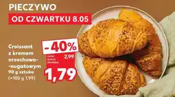 Kaufland Croissant z kremem orzechowo- -nugatowym 90 g sztuka oferta