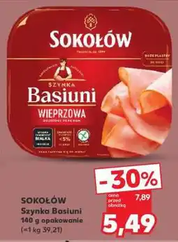 Kaufland SOKOŁÓW Szynka Basiuni oferta