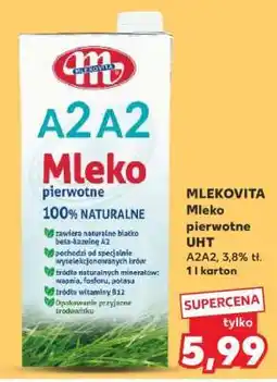 Kaufland MLEKOVITA Mleko pierwotne UHT oferta