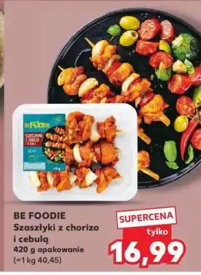 Kaufland BE FOODIE Szaszłyki z chorizo i cebulą oferta