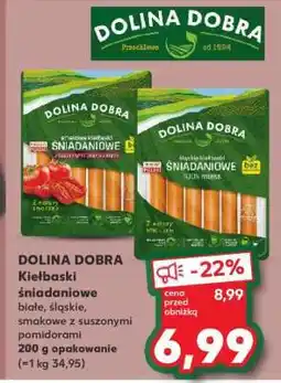 Kaufland DOLINA DOBRA Kiełbaski śniadaniowe oferta