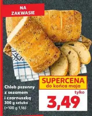 Kaufland Chleb pszenny z sezamem i czarnuszką 300 g sztuka oferta