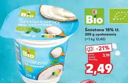 Kaufland Śmietana 18% tł. 200 g opakowanie oferta