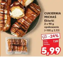 Kaufland CUKIERNIA MICHAŚ Eklerki 2 x 90 g opakowanie oferta