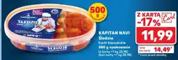 Kaufland KAPITAN NAVI Śledzie kąski kaszubskie 500 g opakowanie oferta