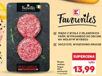 Kaufland Burger wołowy Angus oferta