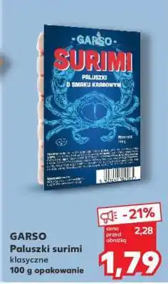 Kaufland GARSO Paluszki surimi klasyczne oferta
