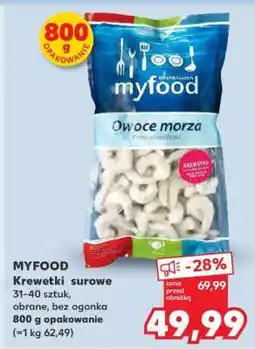 Kaufland MYFOOD Krewetki surowe oferta