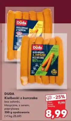 Kaufland Kiełbaski z kurczaka oferta