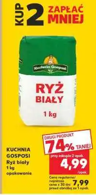 Kaufland KUCHNIA GOSPOSI Ryż biały 1 kg opakowanie oferta