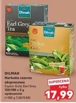 Kaufland DILMAH Herbata czarna ekspresowa oferta