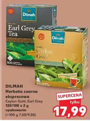 Kaufland DILMAH Herbata czarna ekspresowa oferta