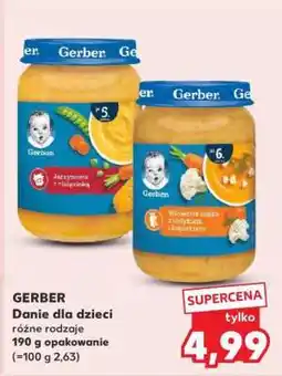 Kaufland GERBER Danie dla dzieci oferta