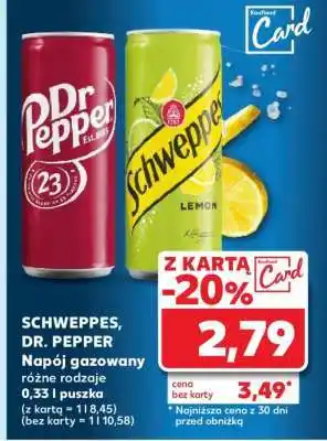 Kaufland SCHWEPPES, DR. PEPPER oferta
