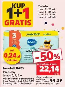 Kaufland bevola BABY Pieluchy oferta