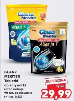 Kaufland GLANZ MEISTER Tabletki do zmywarki oferta