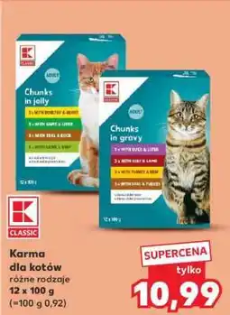 Kaufland Karma dla kotów różne rodzaje 12 x 100 g oferta