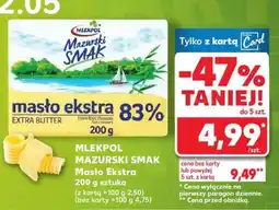 Kaufland MLEKPOL MAZURSKI SMAK Masło Ekstra 200 g sztuka oferta