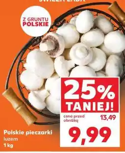 Kaufland Polskie pieczarki luzem 1 kg oferta