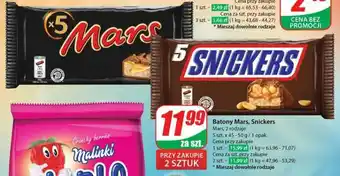 Dino Batony Mars, Snickers oferta