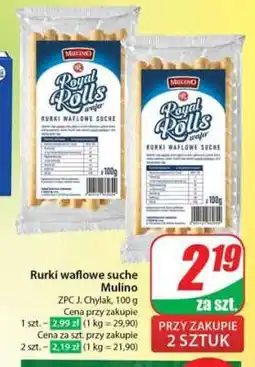 Dino Rurki waflowe suche Mulino oferta