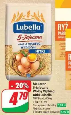 Dino Makaron 5-jajeczny Wolny Wybieg nitki Lubella oferta