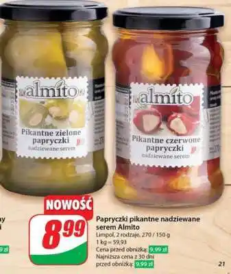Dino Papryczki pikantne nadziewane serem Almito oferta