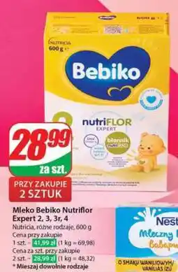 Dino Mleko Bebiko Nutriflor Expert 2, 3, 3r, 4 oferta