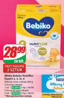Dino Mleko Bebiko Nutriflor Expert 2, 3, 3r, 4 oferta