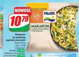Dino Makaron na patelnię szpinak pieczarki oferta