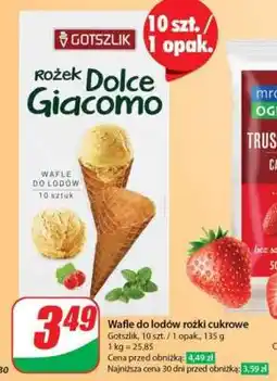 Dino Wafle do lodów rożki cukrowe oferta
