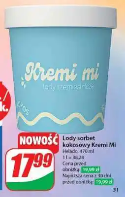 Dino Lody sorbet kokosowy Kremi Mi oferta