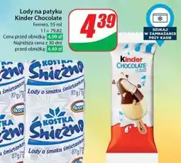 Dino Lody na patyku Kinder Chocolate oferta