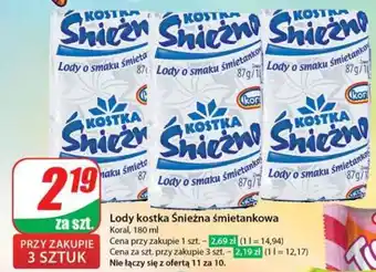Dino Lody Kostka śnieżna śmietankowa oferta