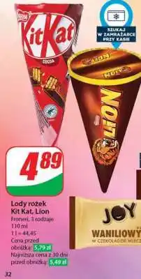 Dino Lody rożek Kit Kat, Lion oferta