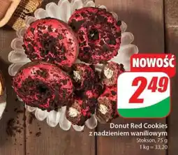 Dino Donut Red Cookies z nadzieniem waniliowym oferta