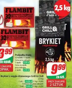 Dino Brykiet z węgla drzewnego Grill & Chill oferta